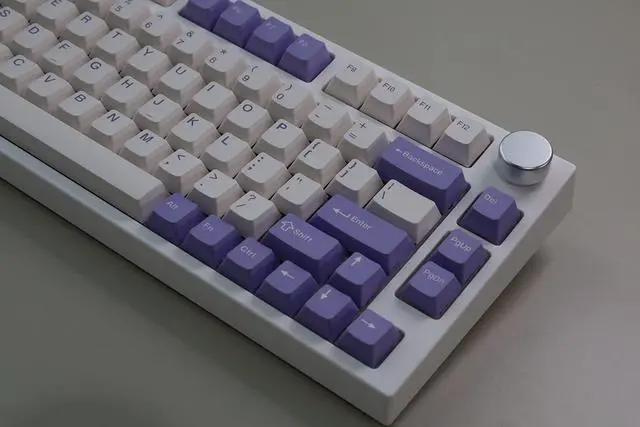 Alt view image 5 of 5 - NJ80-AP Wireless Mechanical Keyboard with Knob Bluetooth 5.0/2.4G/Wired Connection 75% Hot Swappable Custom RGB Programmable Gaming Keyboard with PBT Keycap for Win Mac