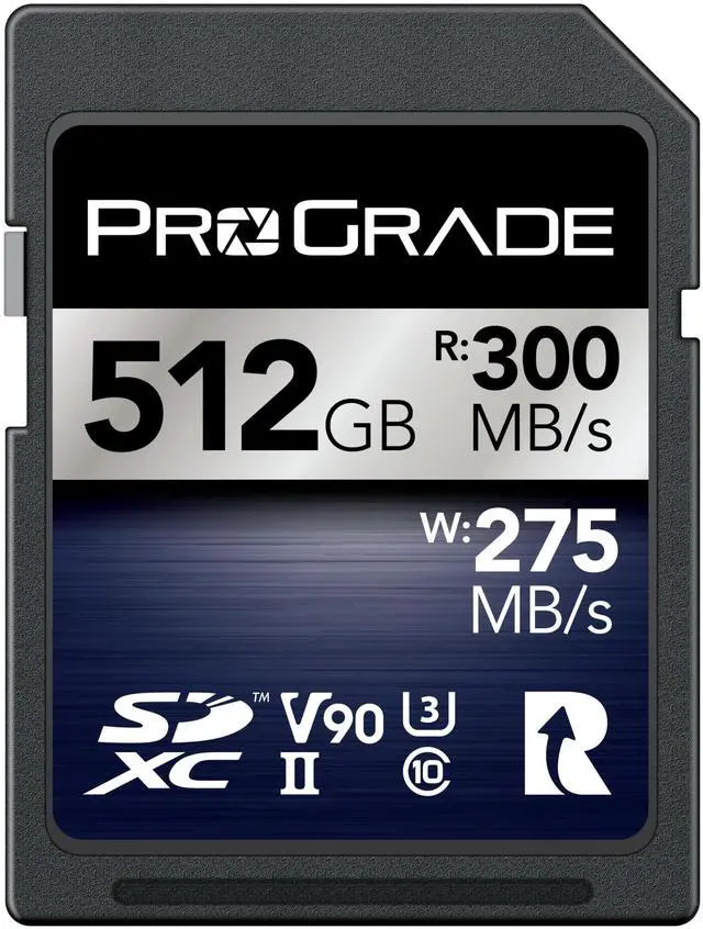 Main image of ProGrade Digital SDXC UHS-II V90 Iridium Memory Card (512GB)