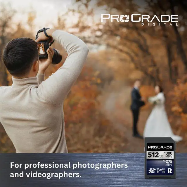 Alt view image 5 of 5 - ProGrade Digital SDXC UHS-II V90 Iridium Memory Card (512GB)