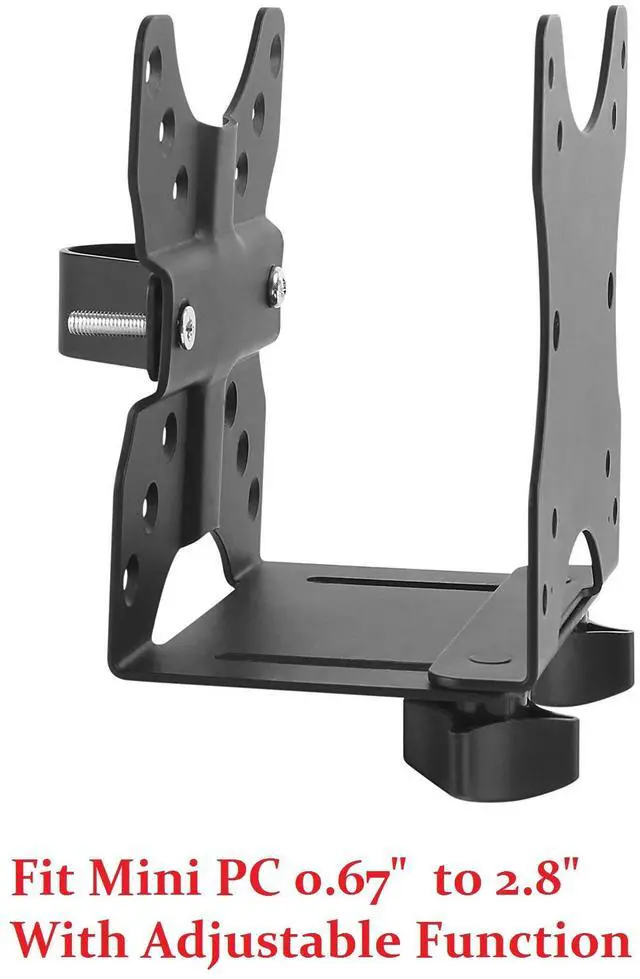 Alt view image 5 of 5 - Mount Plus MP-CPB-1 Thin Client | Mac mini | Intel NUC | Game Console | VESA Mount to Save Space by Mounting Thin Client PC to Back of Monitor, Small TV, Monitor Arm, Stand Pole, Under Desk