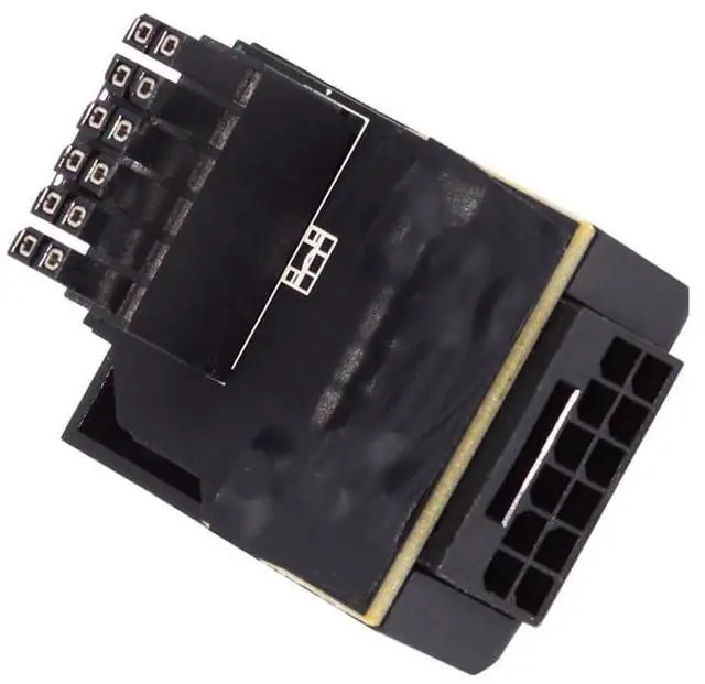 Main image of xiwai 12VHPWR 12+4P Up Angled Connector ATX3.0 PCI-E 5.0 Power Modular Male to Female Adapter for 3080 3090TI PSU Graphics Card