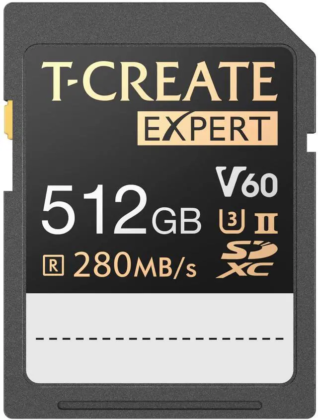 Main image of TEAMGROUP T-Create Expert 512GB SD Card UHS-II SDXC U3 V60 Read Speed up to 280MB/s, 8K 4K Recording Compatible with Canon Sony Nikon Panasonic Olympus Digital Camera TTCSDY512GIIV6001