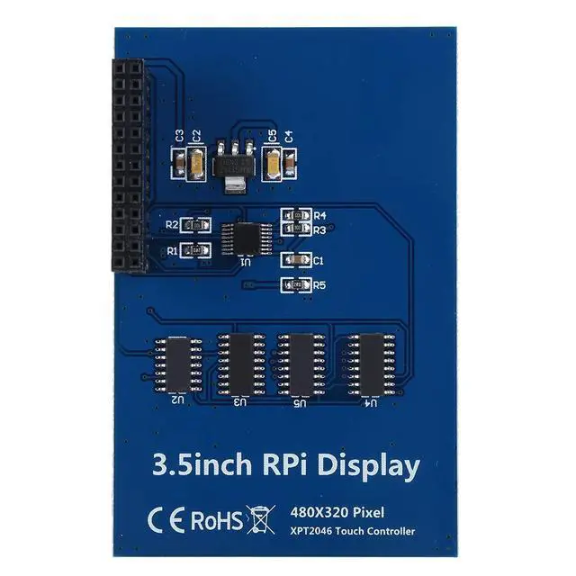 Alt view image 4 of 5 - fosa1 3.5 inch RPi Display, resistive Touch Monitor, Monitor Display with Touch Pen, LCD Touch Panel, optoelectrical displays, Consumer Electronics for 3B