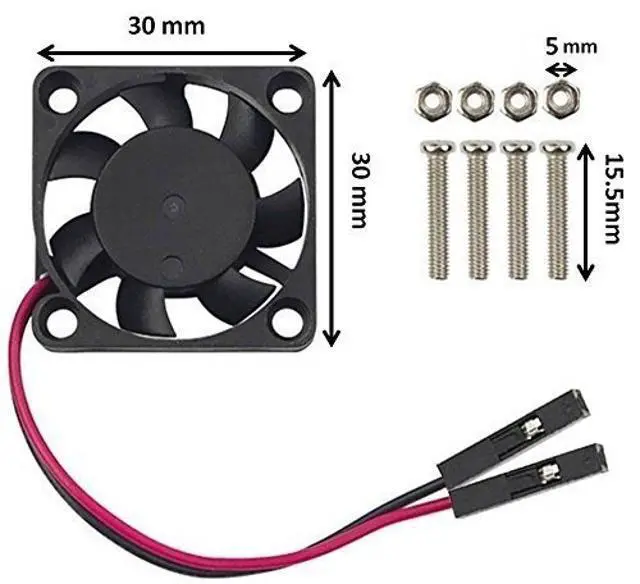 Alt view image 3 of 5 - Raspberry pi 4 Fan Heatsink kit