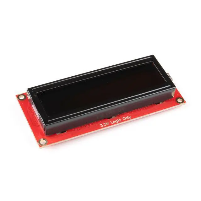 Alt view image 2 of 5 - SparkFun 16x2 SerLCD, RGB Text, Qwiic; Red, Green, Blue Text on Black Display, 3.3v Logic & Power