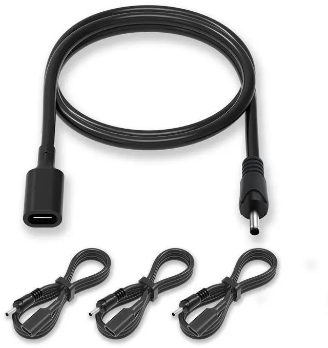 Main image of USB Female Input to 3.5x1.35mm Power Charge Cable, DC 12V Power Cord for Webcam Router, IP Camera, Electric Toothbrush, LED Strip Light,Portable for Outdoor Test,Studio and Travel