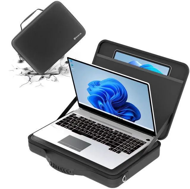 Main image of Smatree Laptop Shoulder Sleeve Case for 15.6 inch HP ZBook Power G9/G10/G10A, for 15.6 inch EliteBook 655/650 G9/G10, for HP Chromebook 15a, for Chromebook Plus 15at, Hard Laptop Briefcase with Handle