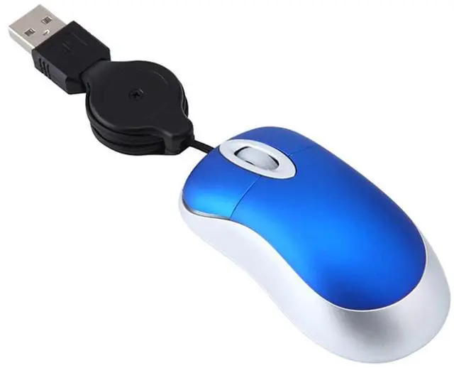 Alt view image 5 of 5 - Hemobllo Wired Mouse - 3 Pcs Mini Mouse for Laptop Retractable Travel Mouse Corded Mouse Wired Computer Mouse Small USB Optical Mouse Portable Mouse for Laptop PC