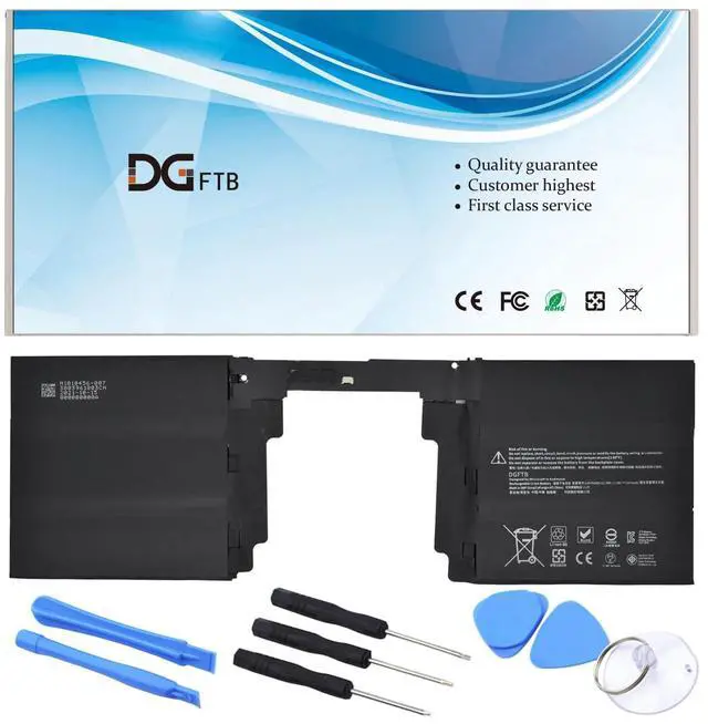 Main image of DGFTB G3HTA040H G3HTA041H New Keyboard Battery for Microsoft Surface Book 2 15-Inch, Performance Base Model 1793 Model 1813 Series G3HTA063H HNR-00001 11.36V 62.2Wh/5473mAh