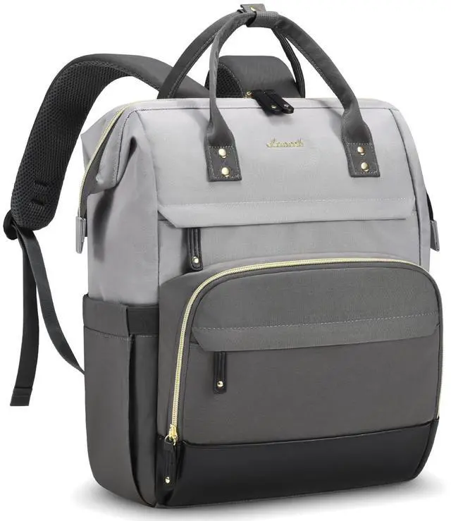 Main image of LOVEVOOK Laptop Backpack for Women, 15.6 Inch Work Business Backpacks Purse With Large Capacity, Waterproof Nurse Bag College Bookbag for School, Waterproof Casual Daypack for Travel