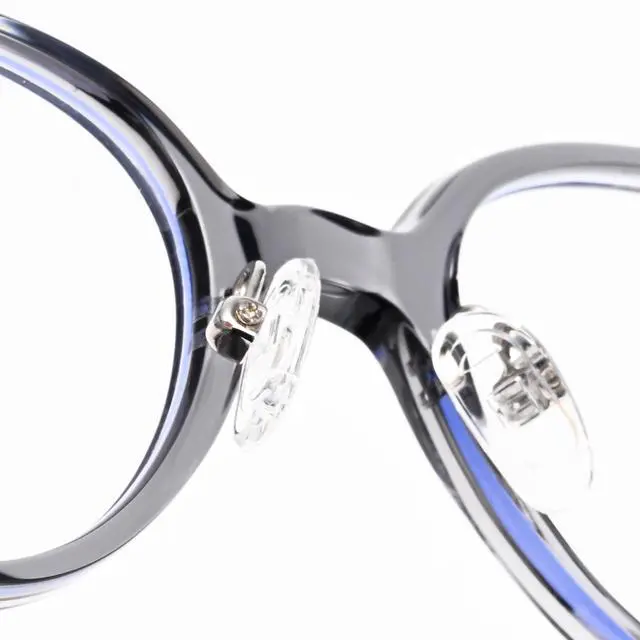 Alt view image 4 of 5 - Dollger Blue Light Blocking Glasses For Woman Men TR90 Retro Round Computer BlueLight Glasses Clear Lens Non-Prescription Transparent Grey