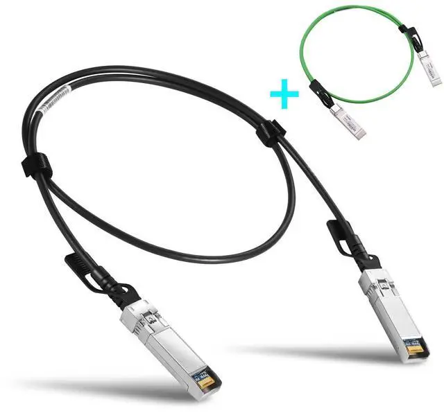 Main image of 1M SFP+ DAC Cable, 10Gb SFP+ Storage Network Cable, Ethernet Copper Switch Cable, Compatible for Cisco SFP-H10GB-CU1M, Ubiquiti, D-Link, Juniper, Huawei, Mellanox, Mikrotik, Netgear, Supermicro