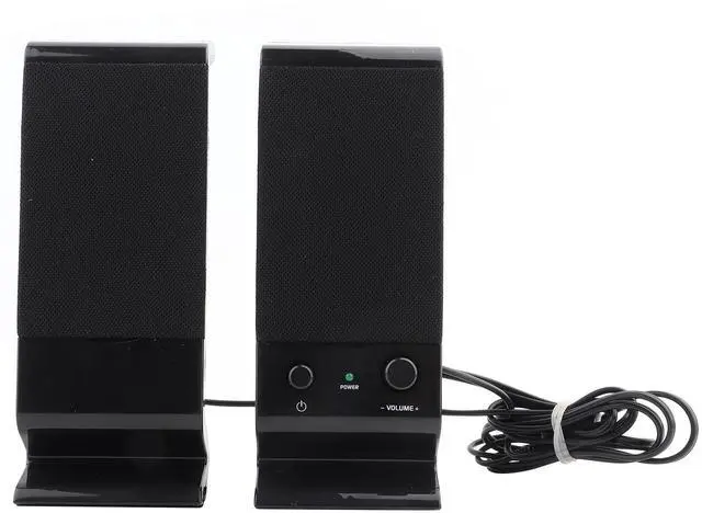 Main image of Portable Mini USB 2.0 3.5mm 3.5mm Computer Speakers, Bass Combination Subwoofer High-Fidelity Speaker with Dual Driver Design Ideal for PC, Laptop & Mobile Devices
