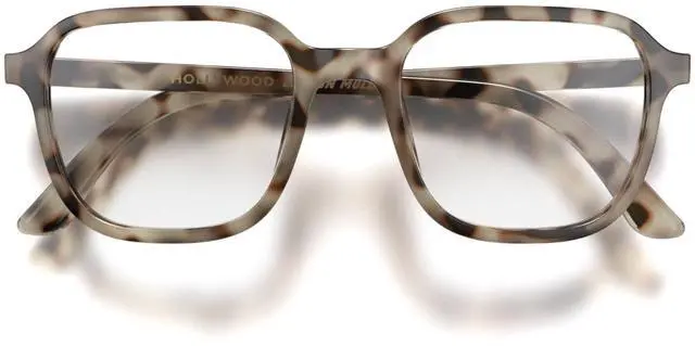 Main image of LONDON MOLE® Hollywood blue light blocking glasses | Cool square shaped blue blockers | Anti eyestrain for screens