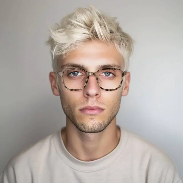 Alt view image 4 of 5 - LONDON MOLE® Hollywood blue light blocking glasses | Cool square shaped blue blockers | Anti eyestrain for screens