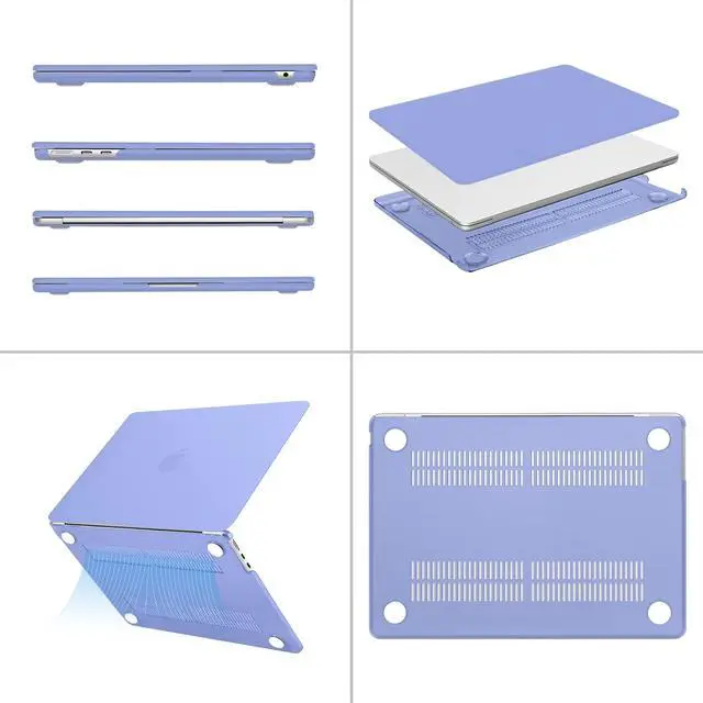 Alt view image 5 of 5 - MOSISO Compatible with MacBook Air 13 inch Case 2025 2024 2023 2022 Release M4 A3240 M3 A3113 M2 A2681, Protective Plastic Hard Shell Cover Compatible with MacBook Air 13.6 inch Case, Slate Blue