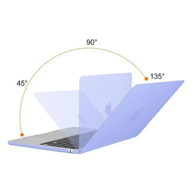 Alt view image 4 of 5 - MOSISO Compatible with MacBook Air 13 inch Case 2025 2024 2023 2022 Release M4 A3240 M3 A3113 M2 A2681, Protective Plastic Hard Shell Cover Compatible with MacBook Air 13.6 inch Case, Slate Blue