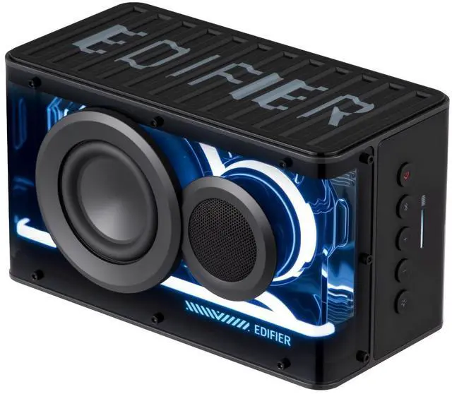 Main image of Edifier QD25 Bluetooth Speaker | Portable Desktop Audio, 25W (RMS) Dynamic Sound, Hi-Res Audio, Splendid Light Effects, 15H Playtime, Bluetooth 6.0, Wireless Stereo Pairing, Black