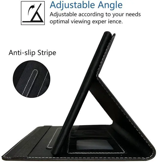 Alt view image 5 of 5 - BXIKEOPIU Case for All-New Kindle Fire HD 8/Fire HD 8 Plus Tablet (10th Generation, 2020 Released) - Bible Verse Proverbs 31:25 Design Slim PU Leather Cover with Auto Sleep Wake