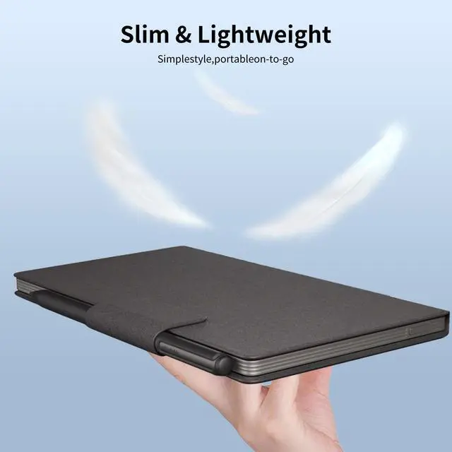 Alt view image 5 of 5 - Case for Remarkable Paper Pro Move 7.3",Auto-Wake/Sleep Cover with Built-in Pen Holder and Nibs Holder,Flip Case for Remarkable Paper Pro MoveBlack