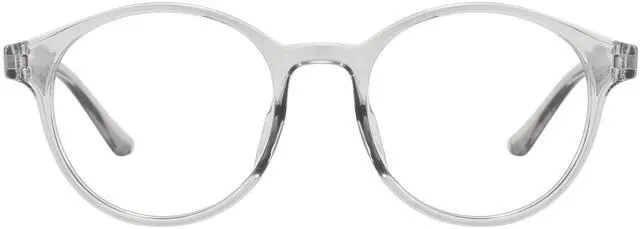 Main image of Przene Round Blue Light Blocking Glasses for Women Men Retro Computer Glasses Grey