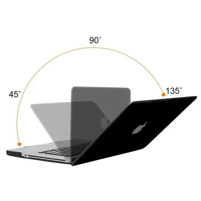 Alt view image 4 of 5 - MOSISO Compatible with MacBook Pro 13 inch Case (Model: A1278, with CD-ROM) Old Version Release Early 2012/2011/2010/2009/2008, Protective Plastic Hard Shell Case Cover, Black