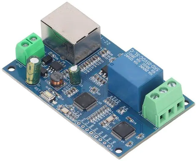 Alt view image 4 of 5 - Network Relay Module PCB 1 Way Wired Ethernet LAN Control PCB Electronic Components