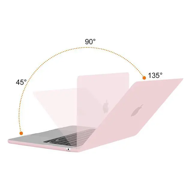 Alt view image 4 of 5 - MOSISO Compatible with MacBook Air 15 inch Case 2025 2024 2023 Release M4 A3241 M3 A3114 M2 A2941 Liquid Retina Display Touch ID, Protective Plastic Hard Shell Case Cover, Baby Pink