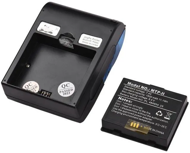 Alt view image 2 of 5 - Portable Mini Thermal Printer 2 inch Wireless USB Receipt Bill Ticket Printer with 57mm Print Paper Roll Compatible with iOS Android Windows for Restaurant Sales Retail Stores