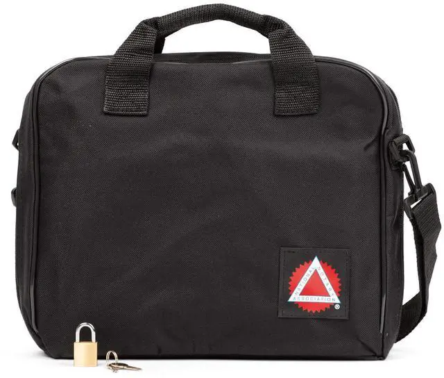 Main image of National Notary Association Carry-All Notary Bag  Letter Size Carry-All with Multiple Pockets, Adjustable Shoulder Strap, and Mini Padlock Included
