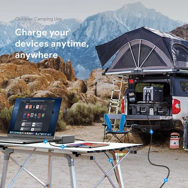 Alt view image 4 of 5 - TAIFU 138W 100W 90W 65W 45W Universal Power Adapter Laptop Car Charger Replacement for HP Dell Lenovo IBM Asus Samsung Chromebook Toshiba Sony Compaq Fujitsu LG Power Supply Cord with 15 Tips