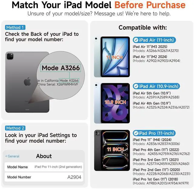 Alt view image 5 of 5 - accrosoo Ultra-Light Keyboard Case Compatible with iPad Air M3/M2, Air 5/4 th, Pro (M4/4/3/2/1 Gen), Case for 11-10.9 inch