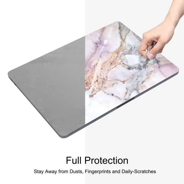 Alt view image 4 of 5 - Decal Skin Compatible with 2024~2021 MacBook Pro 14 inch (Model A3112 A3401 A3185 A2992 A2918 A2779) - Protective and Decorative Laptop Skin Decal Sticker, Anti-Scratch Vinly Wrap [Cracked Marble]