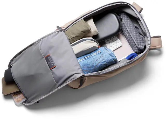 Alt view image 2 of 5 - Bellroy Transit Workpack (26 liters, laptops up to 16, tech accessories, gym gear, shoes, water bottle, daily essentials) - Stone