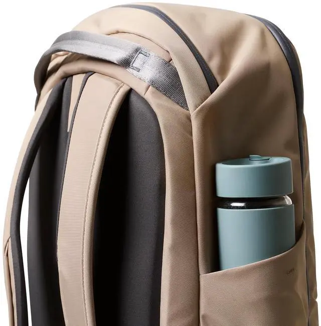 Alt view image 4 of 5 - Bellroy Transit Workpack (26 liters, laptops up to 16, tech accessories, gym gear, shoes, water bottle, daily essentials) - Stone