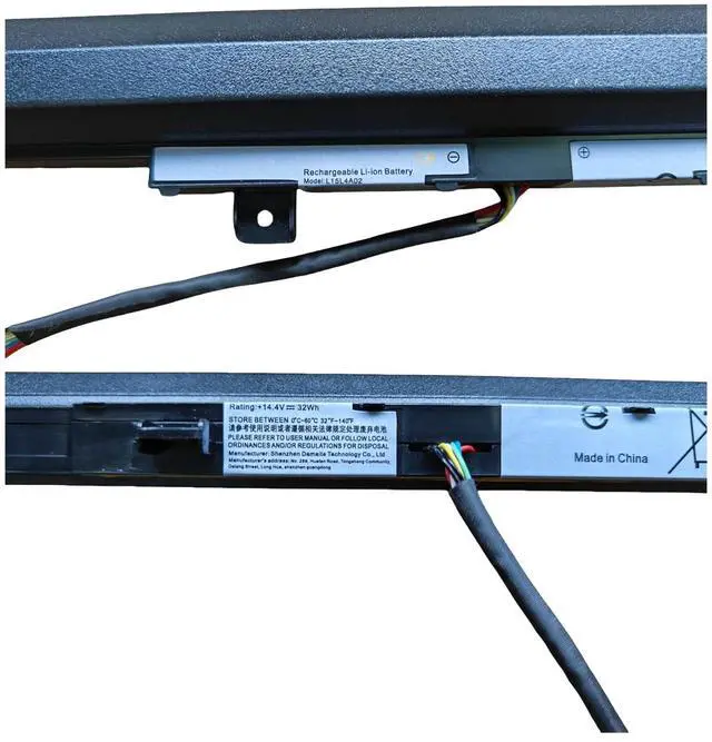Alt view image 2 of 2 - L15L4A02 Laptop Battery for IdeaPad L15S4E02 L15S3A01 L15C3A01 L15L3A02 L15S4A02 L15C4A02 V110 V110-15ISK 15IKB V110-15IAP V310-14ISK V310-15ISK V510-14IKB V510-15IKB (14.4V/32Wh/2200mAh)