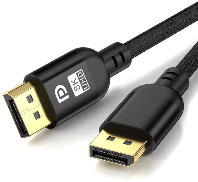 Main image of Diyanisly 8K Long DisplayPort Cable 30FT, Braided High-Speed DP 1.4 Cable, Support 32.4Gbps 8K@60Hz 4K@120Hz 2K@240Hz, High Refresh Rate Durable Flexible for HDR DSC, Gaming Monitor/Graphics Card etc