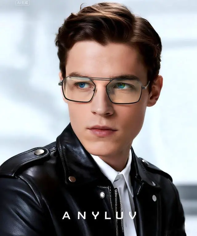 Alt view image 2 of 5 - ANYLUV Blue Light Glasses Men Women, Eye Protection Glasses for Gaming, Metal Blue Light Blocking Computer Lens for Men