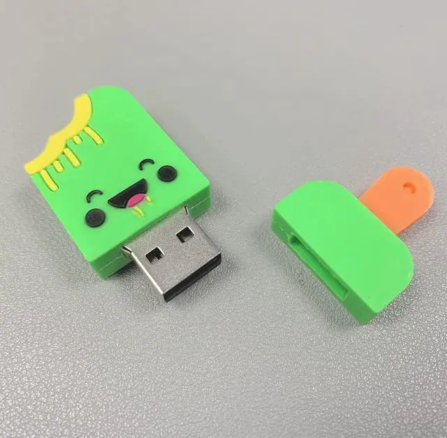 Alt view image 5 of 5 - BorlterClamp USB Flash Drive Pack of 3 Pcs (32GB x 3), Cute Popsicle-Shaped USB Drive Thumb Drive Memory Stick for External Data Storage