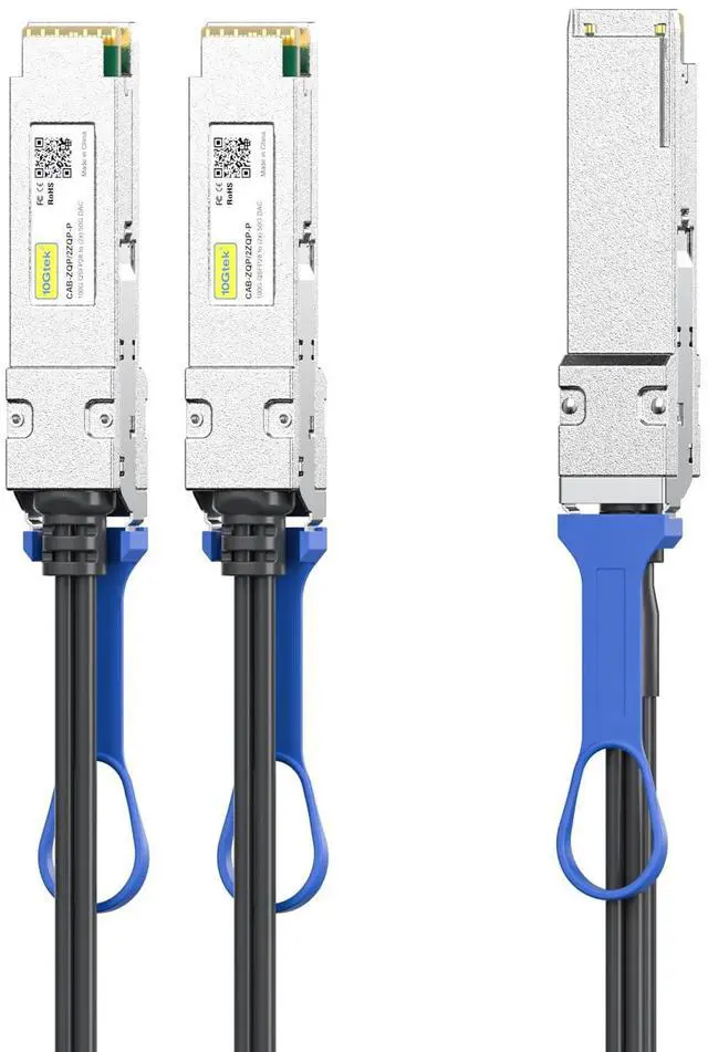 Alt view image 3 of 5 - 10Gtek for Mellanox MCP7H00-G003 100Gb/s to 2x50GbE (QSFP28 to 2xQSFP28) Direct Attach Copper Splitter Cable, Breakout Passive Copper Hybrid Cable, ETH, 3-Meter