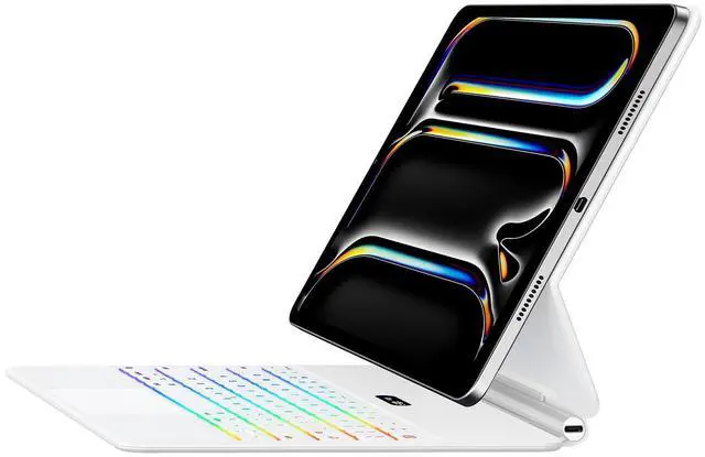 Main image of Jibrealg Keyboard Case for iPad Pro 13 Inch (M4) 2024, Ultra-Slim Magic Keyboard with Multi-Touch Trackpad, 7 Colors Backlight, Floating Cantilever Stand, BluetoothKeyboard for iPad Pro 13