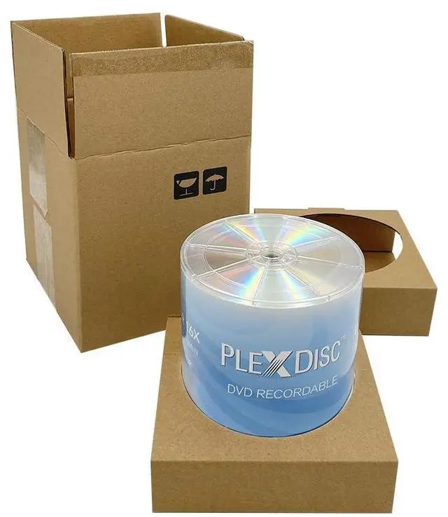 Alt view image 2 of 5 - PlexDisc DVD-R Blank Discs 4.7GB : 16x Silver Top Disc Blank DVD Discs 100-Pack Shrink Wrap - Archival Quality for Photos Videos Data - (no Cake Box Container)