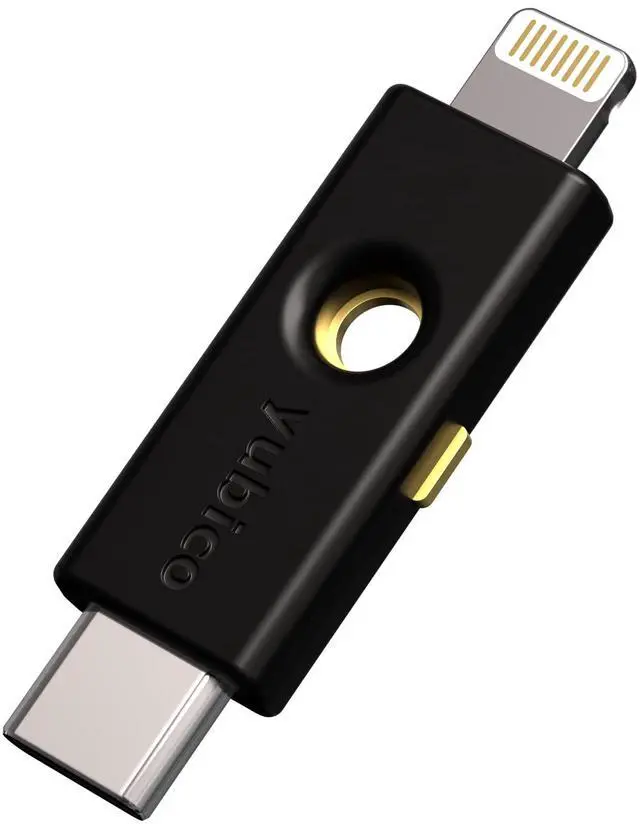 Main image of Yubico - YubiKey 5Ci - Two-Factor authentication Security Key for Android/PC/iPhone, Dual connectors for Lighting/USB-C - FIDO Certified