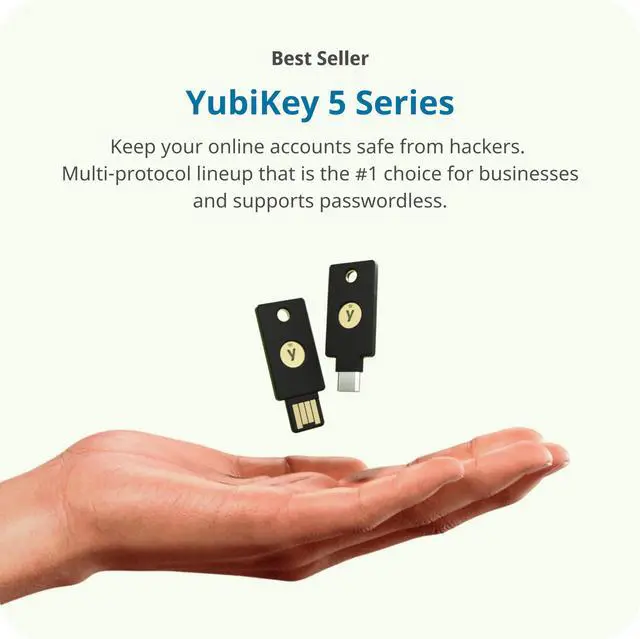 Alt view image 3 of 5 - Yubico - YubiKey 5Ci - Two-Factor authentication Security Key for Android/PC/iPhone, Dual connectors for Lighting/USB-C - FIDO Certified