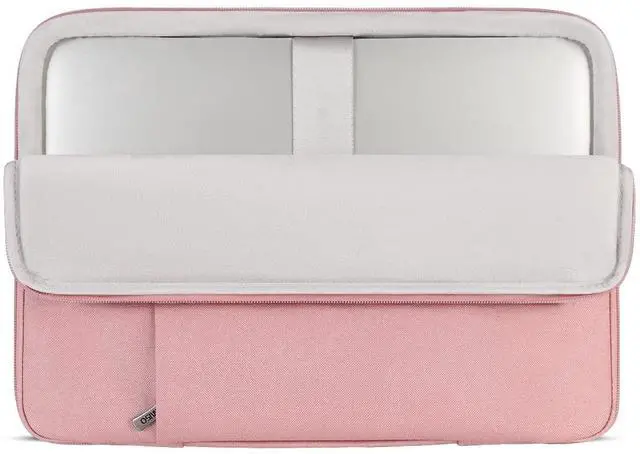 Alt view image 3 of 5 - DOMISO Laptop Case Laptop Sleeve Cover Compatible with 15 inch MacBook Air M4/A3241 2025, M3/A3114,M2/A2941,15 inch MacBook Pro A1990 A1707,Compatible with Dell XPS 15 Plus with Small Case,Pink