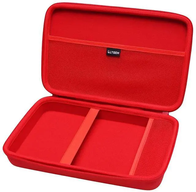 Alt view image 3 of 5 - LTGEM Case Compatible with Lexibook Spider-Man/Unicorn/Disney Princess/Disney Stitch Laptop, Red(Case Only)