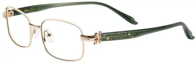 Main image of TIJN Blue Light Blocking Glasses for Woman Men, Square Acetate Metal Frame Eye Glasses for Cosplay & Anime Girl, Rin