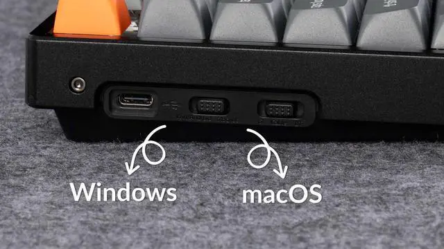 Alt view image 5 of 5 - Keychron K8 Max QMK Wireless Custom Mechanical Keyboard, TKL 80% Layout Bluetooth/2.4G/USB-C Programmable, RGB Backlit Hot Swappable Super Red Switch NKRO for Mac/Windows/Linux