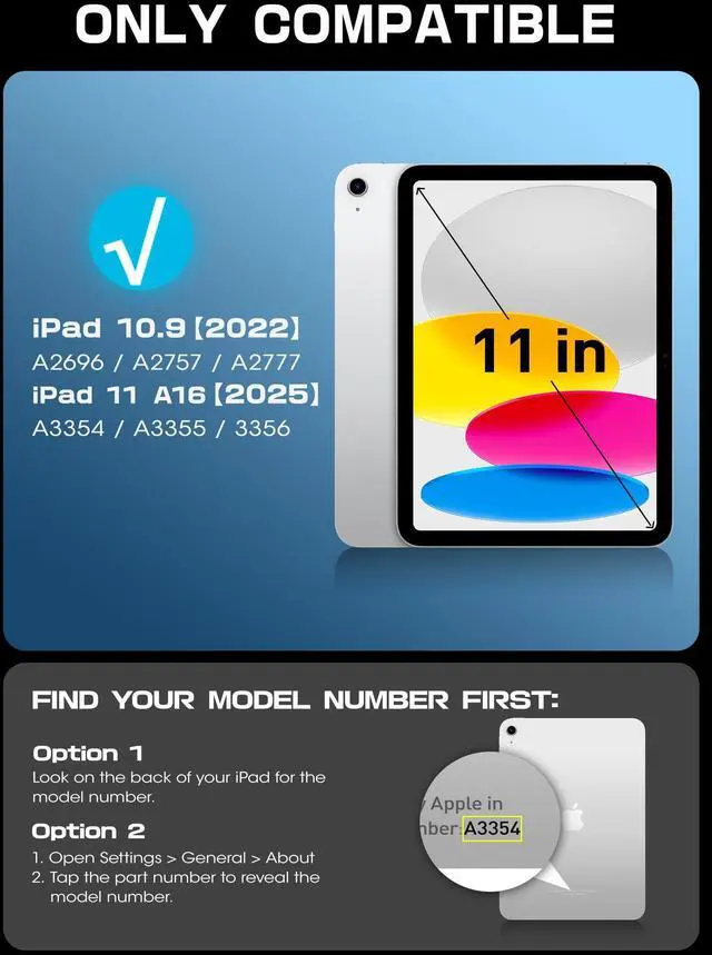 Alt view image 2 of 5 - i-Blason Grip for iPad A16 Case/iPad 10th Generation Case [Hand Strap] [Screen Protector] [Metal Stand & Pencil Holder] Full-Body Rugged Bumper Protective Cover for ipad 11th Generation (Black)