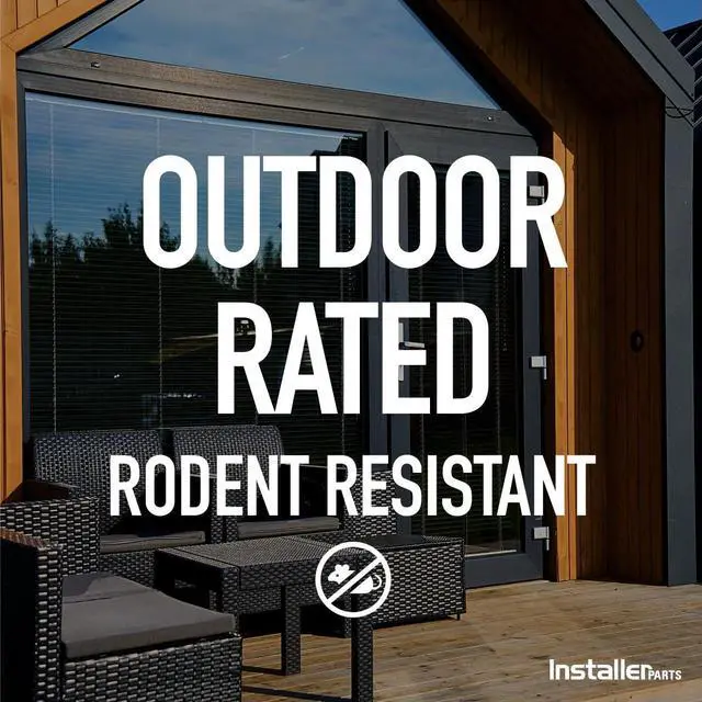 Alt view image 4 of 5 - InstallerParts Stainless Steel Armored Cat.6A Patch Cable 24AWG 7.8mm Cable Diameter, Outdoor, Waterproof, UV Resistant, Enhanced Durability, 25 Ft, 1-Pack